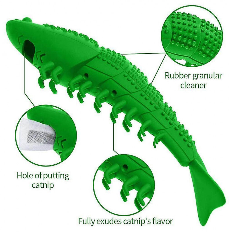 Cat Catnip Toys Interactive Cat Toothbrush Chew Toy for Kitty Cats Teeth Cleaning Dental Care Crayfi