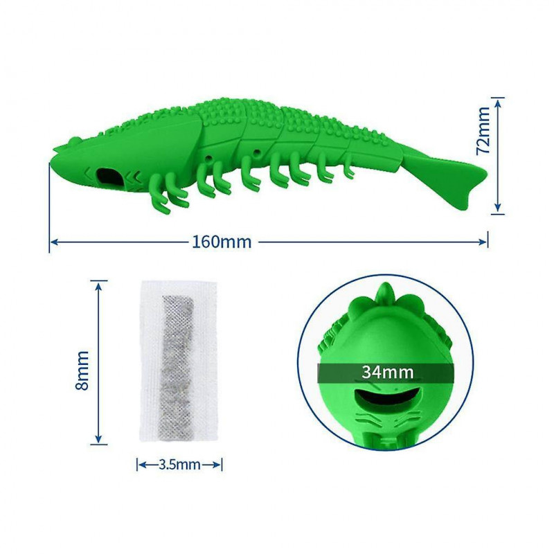 Cat Catnip Toys Interactive Cat Toothbrush Chew Toy for Kitty Cats Teeth Cleaning Dental Care Crayfi