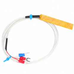 PT100 Waterproof Temperature Sensor Thermistor Temperature Measuring Probe Patch Type1m