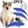 2 Pcs Catnip Toothbrush Toy Play Chew Cat Interactive Toys Rubber S Safe Soft For Kittens Teeth Cleaning Dental [...]