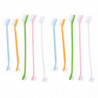 10Pcs Dog Toothbrush Pet Cleaning Toothbrush Dual-head Dog Toothbrush Pet Oral Clean Toothbrush