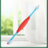 2pcs Small Head Pet Toothbrush Supple Dual-head Toothbrush Convenient Pet Toothbrush