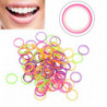 100pcs / set Professional Dental Elastic Teeth Rubber Band Oral Orthodontics Tool