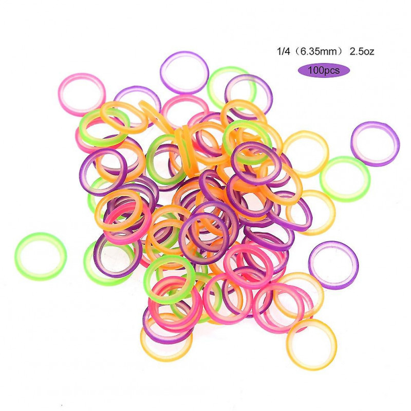 100pcs / set Professional Dental Elastic Teeth Rubber Band Oral Orthodontics Tool