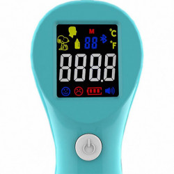 1 thermomètre infrarouge vétérinaire numérique pour les vétérinaires et les propriétaires de chiens,