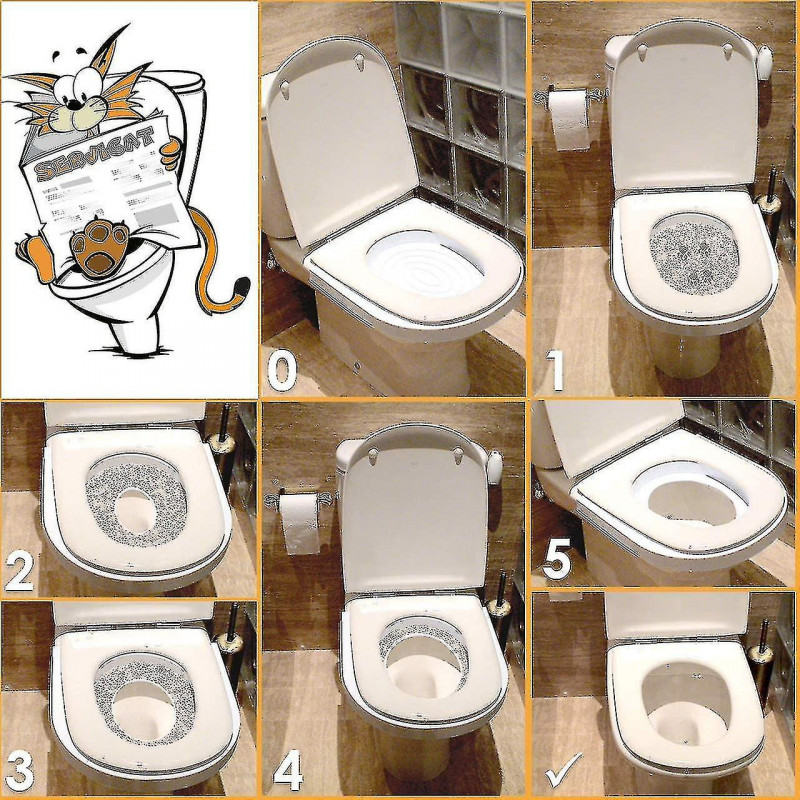 Kit de toilette pour chat Votre chat pour utiliser les toilettes Kit de toilette pour chat Votre chat pour utiliser les toilettes