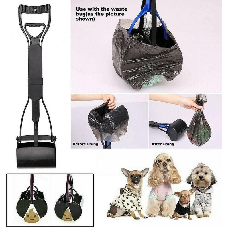Pet Long Handle Poop Scoop - Convenient and Practical Grabber Picker Tool - High Tension Springs Pet Waste Pick Up [...]