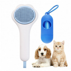 Massage Travel For Shedding Cat Brush Portable With Litter Bag Holder Dog Comb Massage Travel For Shedding Cat Brush Portable With Litter Bag Holder Dog Comb