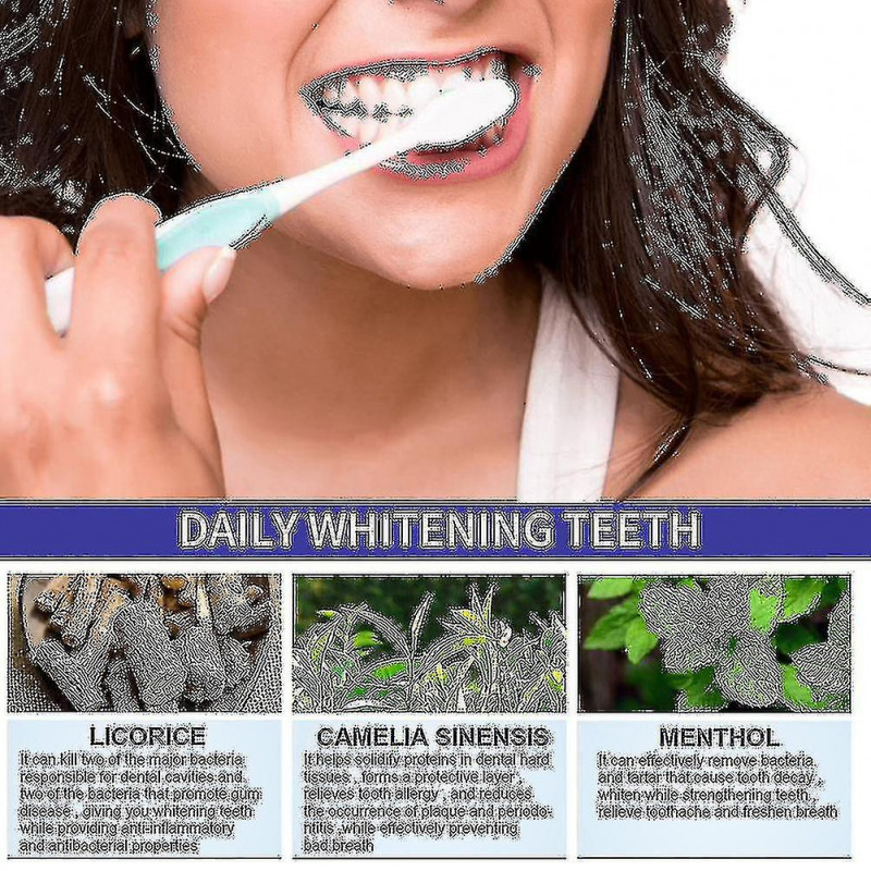 60ml Mousse blanchissante des dents Dentifrice Taches Plaque Enlèvement Des dents Nettoyant Mousse Fraîche Haleine [...]