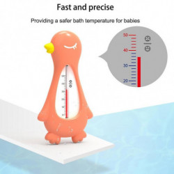 Baby Bath Temperature Monitor Duck Waterproof Water Measure Tool Cartoon Shower For Boys Girls