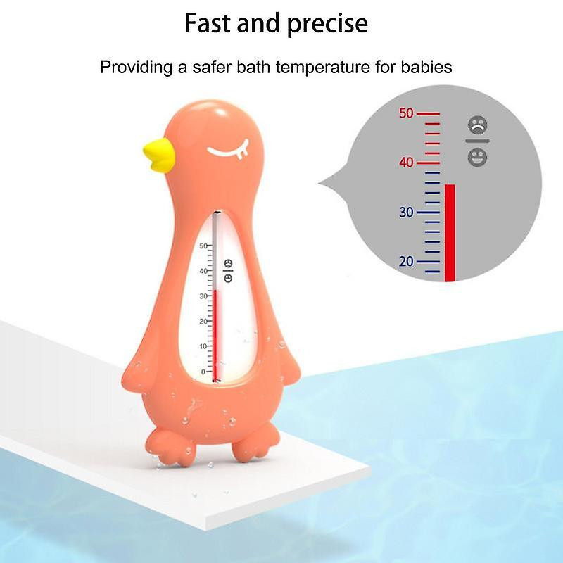 Baby Bath Temperature Monitor Duck Waterproof Water Measure Tool Cartoon Shower For Boys Girls