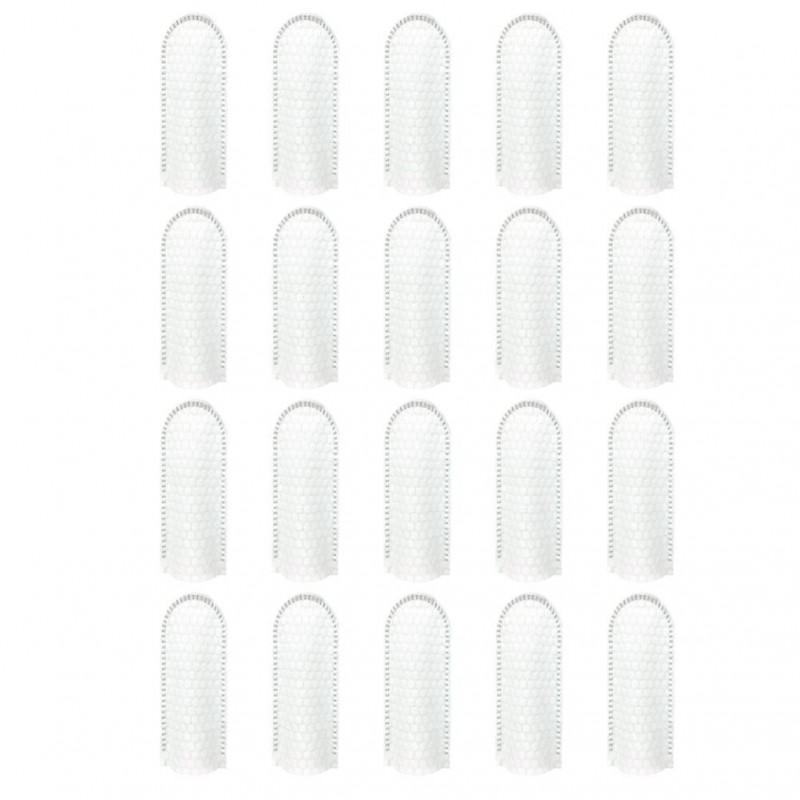 50 Pcs Cleaning Accessories Baby Finger Brush Tooth Pet Tongue Cleaner Training Toothbrush Kit Disposable Dental Wipes