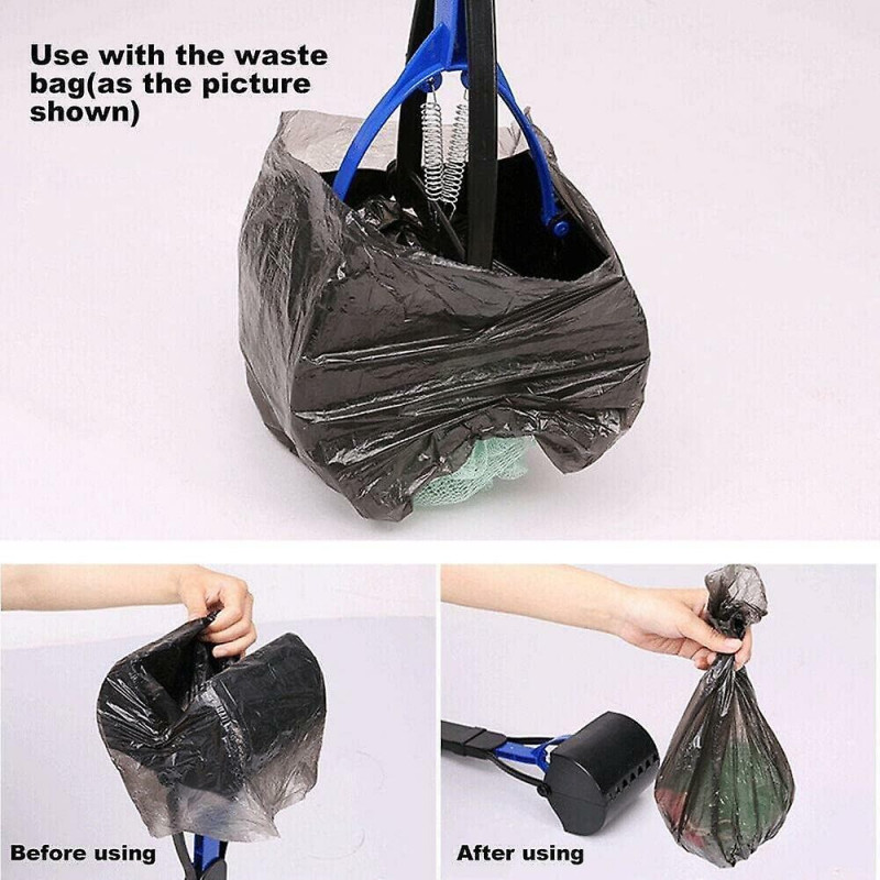 2 sets Pet Long Handle Poop Scoop - Convenient and Practical Grabber Picker Tool - High Tension Springs Pet Waste [...]