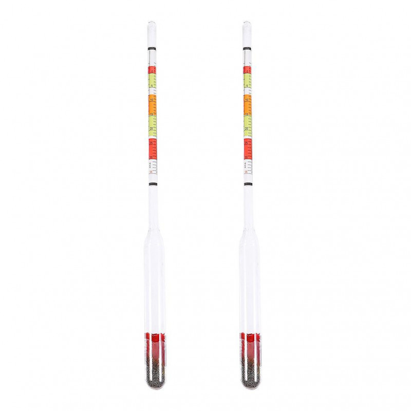 2 Pcs Cake Tester Wine Making Hydrometer Lab Hydrometer Hydrometer Light Liquid Rice Hydrometer
