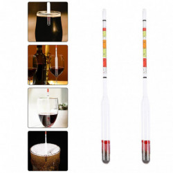 2 Pcs Cake Tester Wine Making Hydrometer Lab Hydrometer Hydrometer Light Liquid Rice Hydrometer