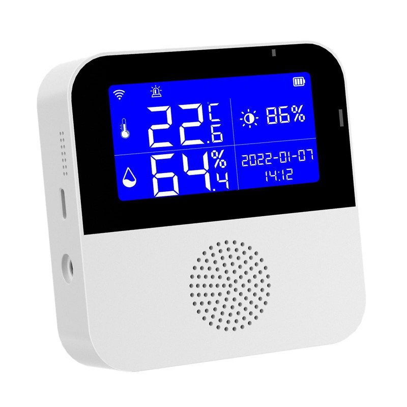 Temperature Humidity Meter Versatile For Warehouses Animal Husbandry Freezer Without Probe