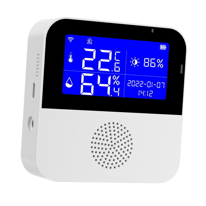 Temperature Humidity Meter Versatile For Warehouses Animal Husbandry Freezer Without Probe