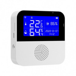 Temperature Humidity Meter Versatile For Warehouses Animal Husbandry Freezer Without Probe