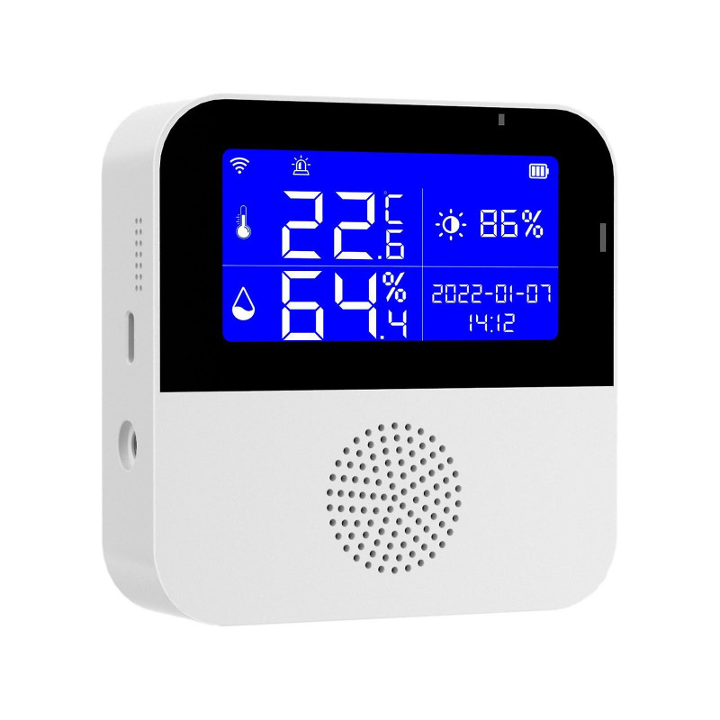 Temperature Humidity Meter Versatile For Warehouses Animal Husbandry Freezer Without Probe