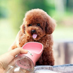 Dog Bottle, Leak Portable Dispenser - With Dispenser For Outdoor Pets, Hi, Traveling (350ml, )