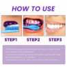 30ML Whitening Purple Mousse Toothpaste Refreshing Breath Teeth Cleaning Whitener