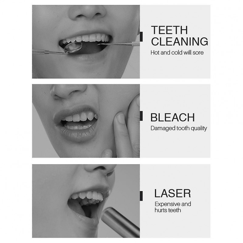 50ML Teeth Cleaning Mousse Refreshing Breath Teeth Brightening Toothpaste