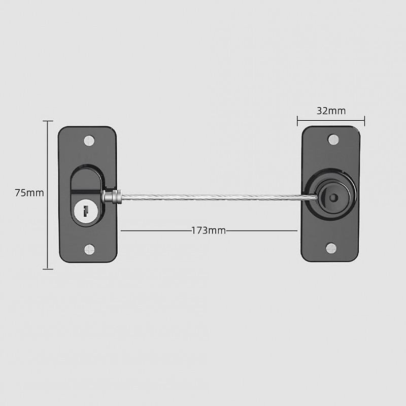 Multifonction Enfants Serrure de sécurité Installation facile Serrure à double usage pour la sécurité des enfants