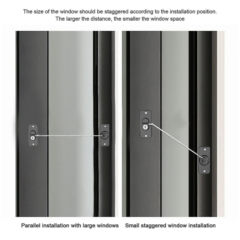 Multifonction Enfants Serrure de sécurité Installation facile Serrure à double usage pour la sécurité des enfants