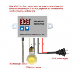 ZFX-W3013 Microcomputer Digital Thermostat 220V 0-999 Digital Display Electronic K-Type Thermocou