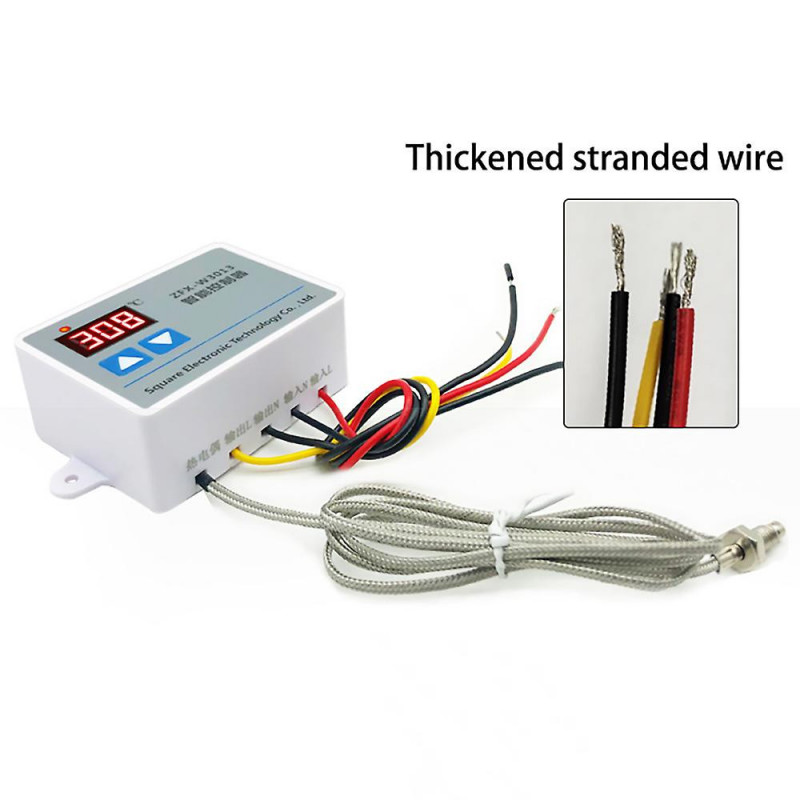 ZFX-W3013 Microcomputer Digital Thermostat 220V 0-999 Digital Display Electronic K-Type Thermocou