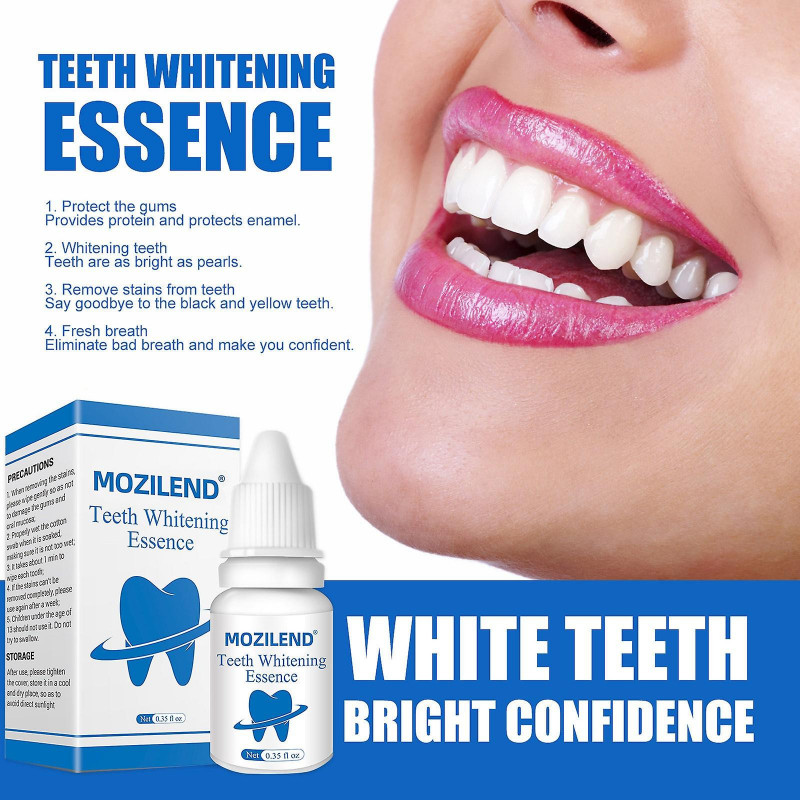 Teeth Whitening Serum Gel Oral Hygiene Effective Stains Plaque Teeth Cleaning Essence Care Toothpaste 10ml