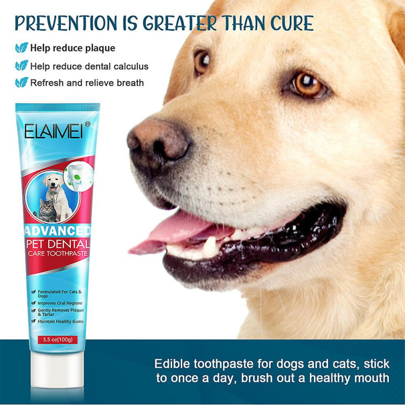 Pet Cat Dog Mint Toothpaste Oral Cleaning Care Supplies Balance Bacteria