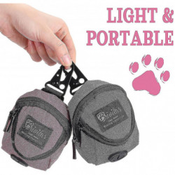 2 Pieces Dog Treats Bag Pet Poop Treat Bag Holder Dog Poop Treat Bag Dispenser Outdoor Holder Carrier Dog Waste [...]