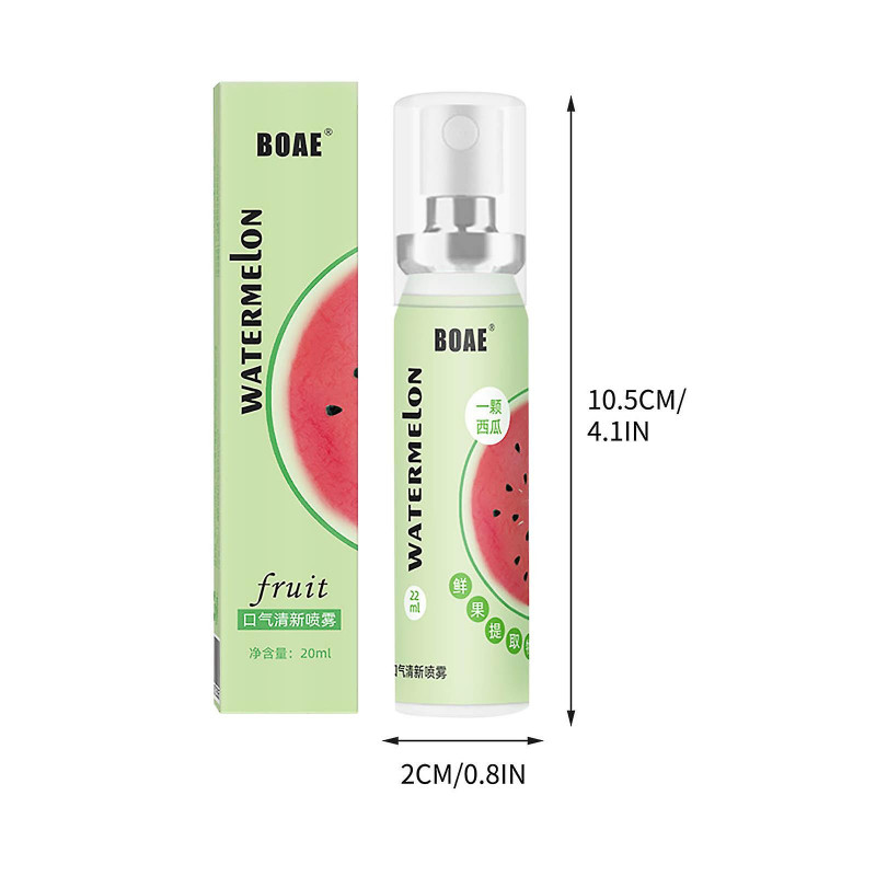 2024 Nouveau Fruit Fresh Breath Spray Désodorisant Oral Aromatisé Aux Fruits Compact Portable Rafraîchissant [...]