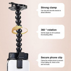 Training Phone Clip For Dog Cat Treat Holder Interactive Pet Selfie Training Phone Clip For Dog Cat Treat Holder Interactive Pet Selfie