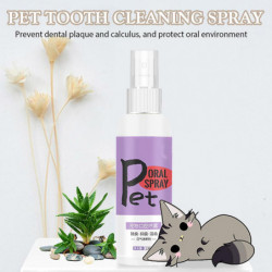 Dog Breath Freshener Pet Oral Care Spray Teeth Cleaner Mouthwash Toothbrush Tooth Care