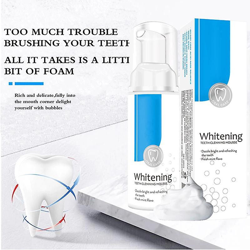 Nettoyage des dents Dentifrice moussant Nettoyage en profondeur Élimination des taches Outil de soins bucco- [...]