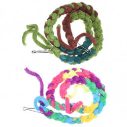 2Pcs Hermit Crab Climbing Toys Reptile Hermit Crab Rope Toy Reptile Tank Terrarium Accessories