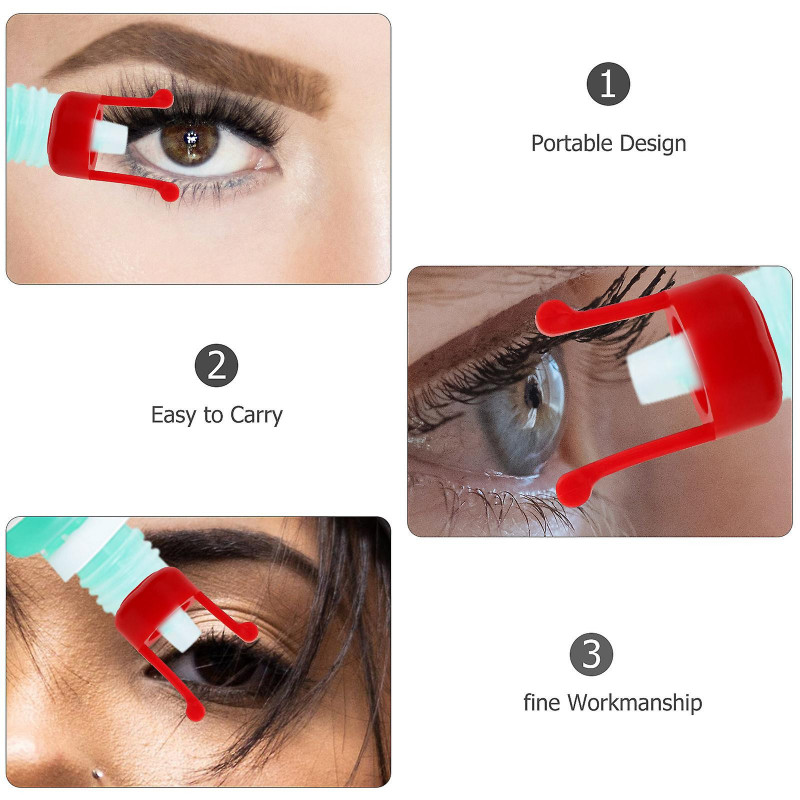 2pcs Portable Eye Drops Bracket Useful Silicone Eye Drops Aid Tools for Home