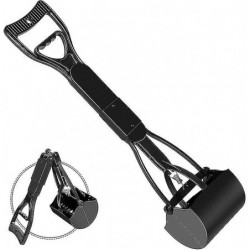 Pet Pooper Scooper, With Durable Spring 24 Inch Long Handle Serrated Cleaning Pickup Clip Poop Scoop For [...]