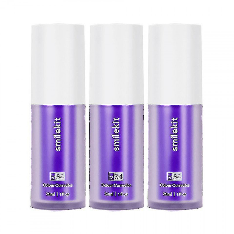 3pcs V34 Dentifrice violet 30ml