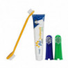 Pet Toothbrush+ Dog Cleaning JO Toothpaste+ Up Back Beef Brush Set