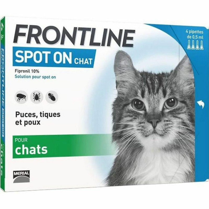Anti-parasites Frontline Cat 0,5 ml 4 Unités