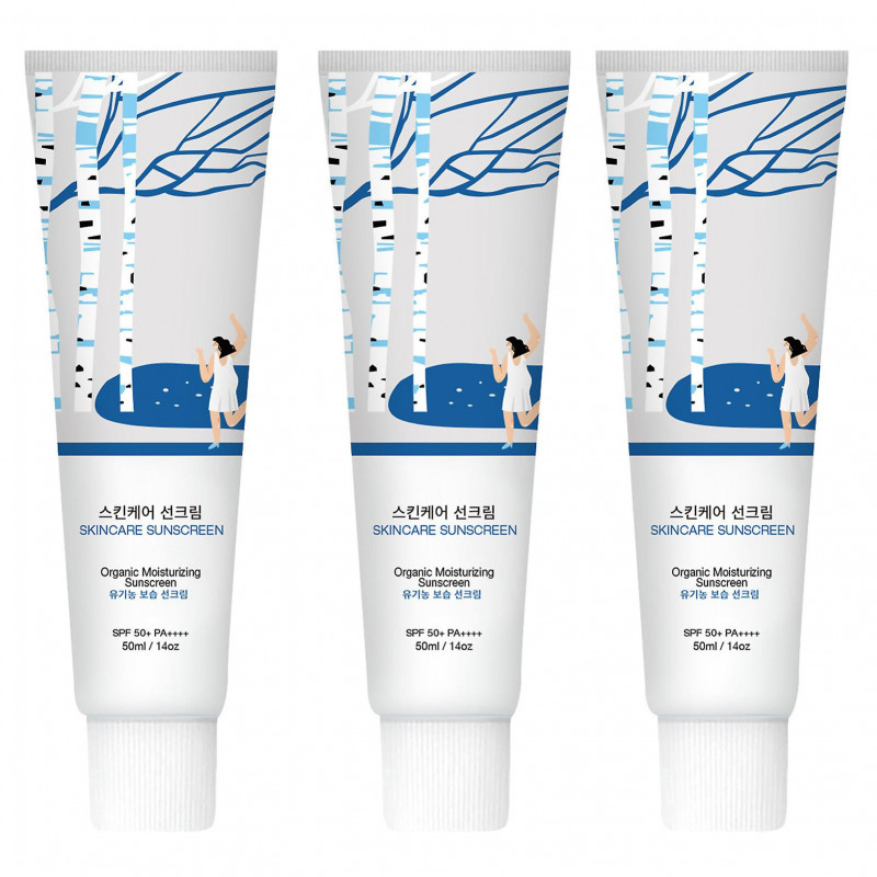 Moisturizer Sunscreen for Women Men Long Lasting Sweatproof Sun Block Cream for Daily Life