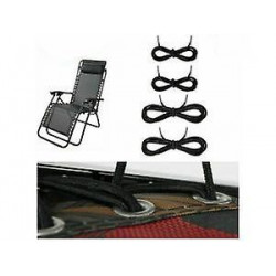 4X Keten Elastic Cord Ropes For Zero Gravity Reclining Garden Sun Lounger Chair