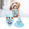 Hat Scarf Printing Fashion Triangle Towel Dog Decor Photo Props Supplies For Pet Q