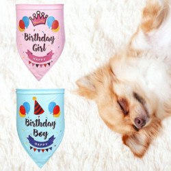 Hat Scarf Printing Fashion Triangle Towel Dog Decor Photo Props Supplies For Pet Q