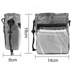 Food Bag For Dogs, Practical Treat Bag With Integrated Dog Waste Bag Dispenser (black)