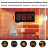 Grand écran Led Numérique Sauna Thermomètre Électronique C / f Switch Home Factory Outil de mesure de température [...]