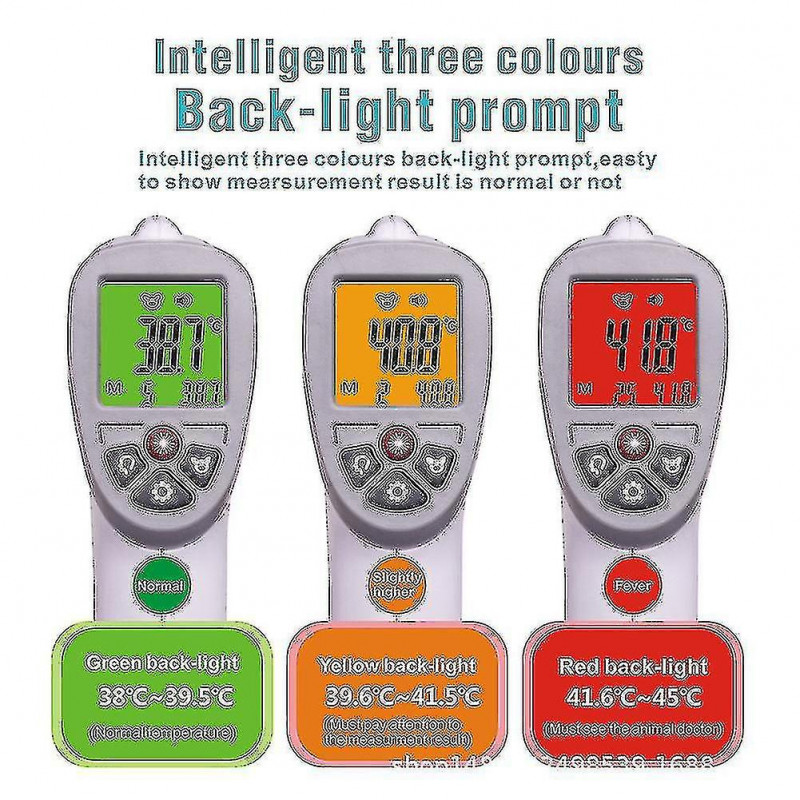 Thermomètre pour animaux de compagnie, Animal De compagnie Chat Chien Bovins Moutons Porc Lapin Thermomètre [...]